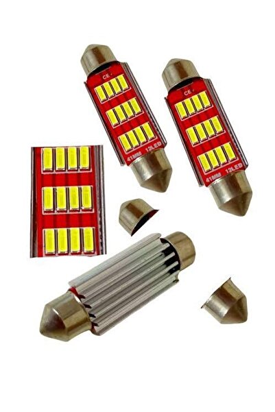 derin car design 39mm Soft Plaka Ve Araç Içi Aydınlatma 2 Adet