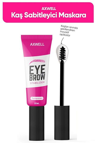 AXWELL 20 ml Eyebrow Mascara - Transparent Eyebrow and Gel Mascara, Fixer and Styling
