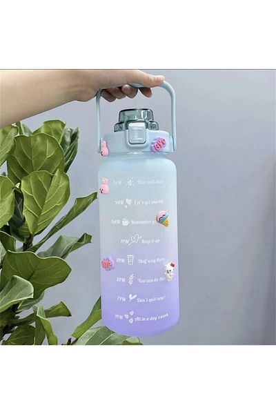 OSMEY Motivational Water Bottle Water Bottle Water Bottle 2l Tritan Gym Water Bottle Bpa Free Water Bottle
