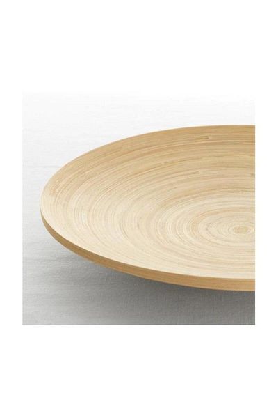 IKEA 30cm Diameter Round Hultet - Decorative Wooden Bamboo Plate, Brown 1 Ah