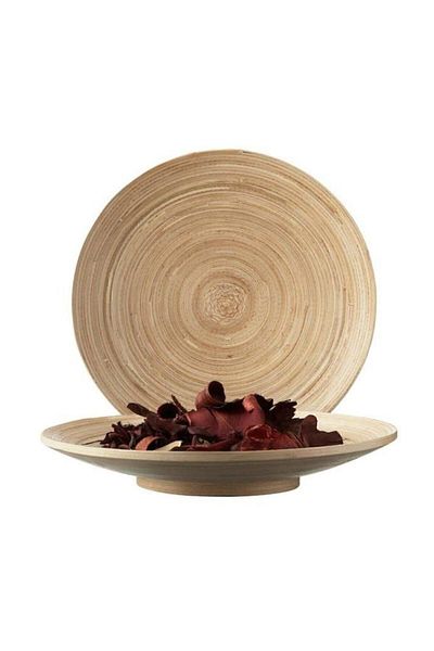 IKEA 30cm Diameter Round Hultet - Decorative Wooden Bamboo Plate, Brown 1 Ah
