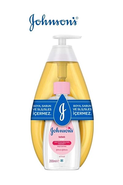 Johnson´s Baby Johnsons Baby Bebek Şampuanı Klasik 750ml+bebek Yağı 200ml (2 Li Set)