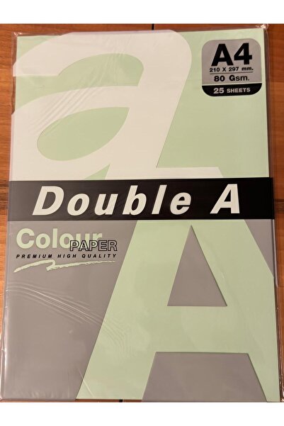 DOUBLE A Green 80 Gr 25 Pieces 1 Pack