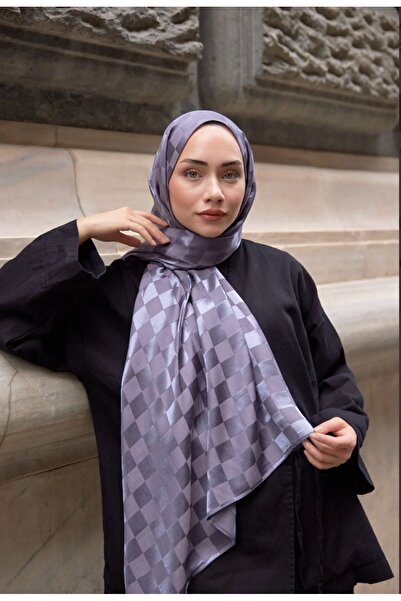 Bonjela Dama Desen Pamuklu Jakar Şal