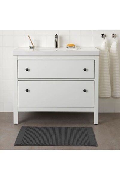 IKEA Alstern Bath Mat Dark Gray