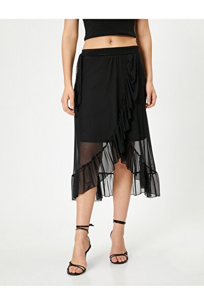 Koton Kadın Fırfırlı Tül Etek