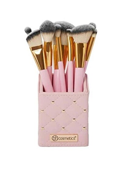 Bh Cosmetics 12'li Pembe Makyaj Fırça Seti Ve Kutusu