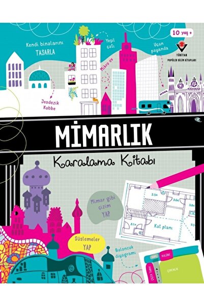Tübitak Yayınları Mimarlık Karalama Kitabı 10+ Yaş
