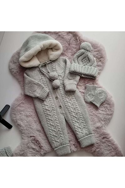 Nipperland 2-Piece Combination Jumpsuit and Hat Set