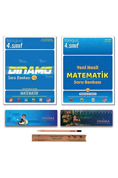 Tonguç Yayınları 4. Sınıf Matematik Dinamo Soru Bankası - Yeni Nesil Matemati...