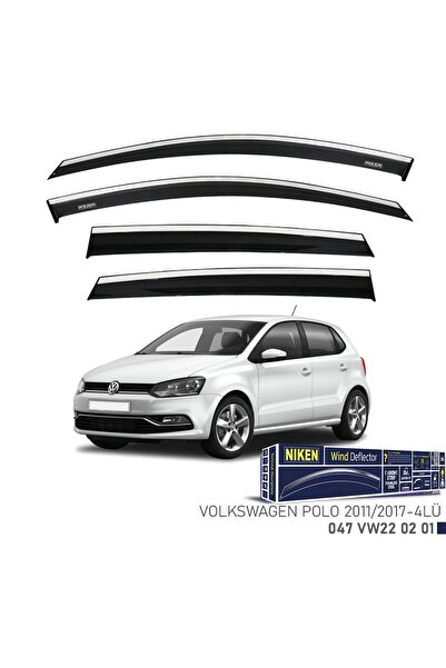 Niken Kromlu Cam Rüzgarlığı Volkswagen Polo 2011-2017 ile uyumlu