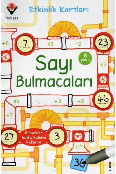 Tübitak Yayınları Etkinlik Kartları Sayı Bulmacaları Kolektif - Sarah Khan,si...
