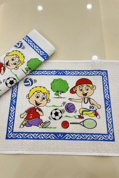 Pimula home 2 bucăți 35x45 covoraș de prânz lavabil - școală primară și preșcolară/scutec_1037-A