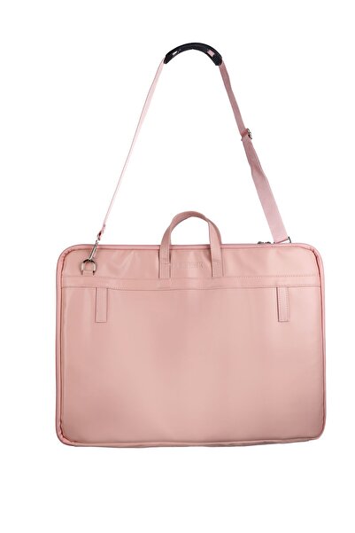 hobi market art Deri Proje Resim Çantası 40x55 cm. PASTEL PEMBE