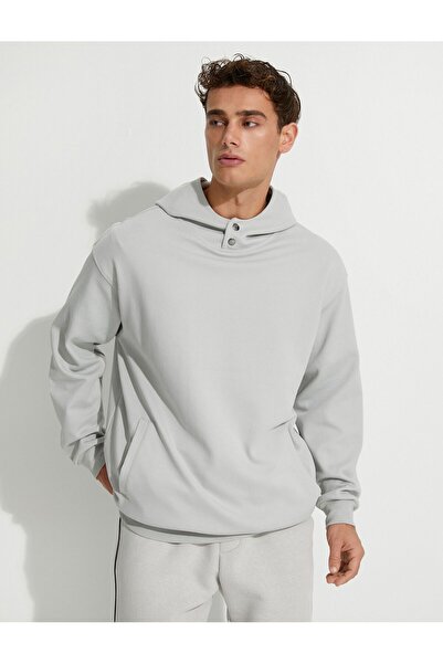 Koton Men's High Collar Sweat