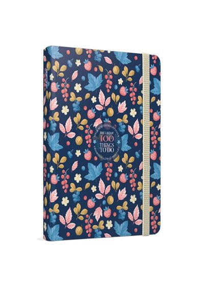 Gıpta 100 Things 19x26 120 Sheets Checkered Hard Cover Stitched Elastic Notebook
