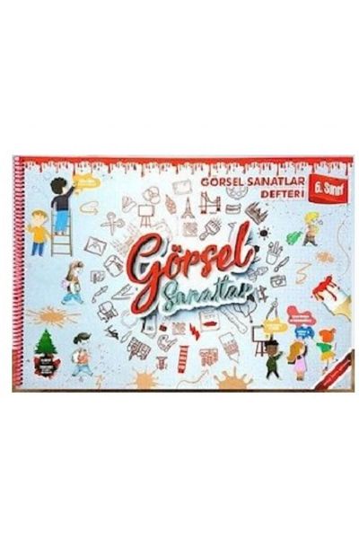 Efx Akademi Yayınları 6.Classroom Visual Arts Painting Notebook