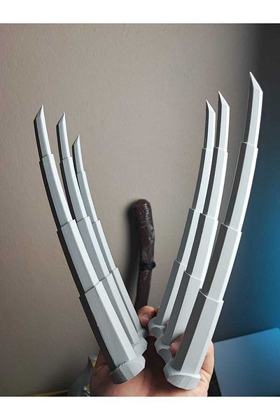 FigürDizayn Wolverine Automatic Moving OPening Closing Claw Set - Right Left Set