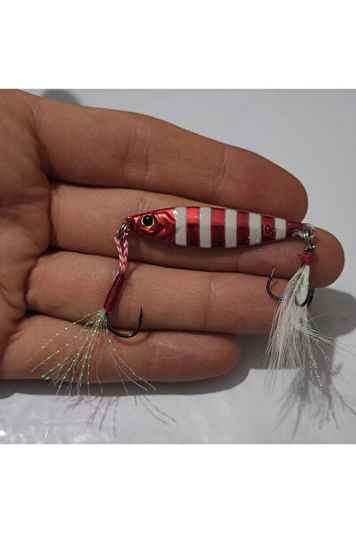 Bozok balıkçılık bayb jig, glow jig, zebra jig, fosforlu jig,( 10 gram )