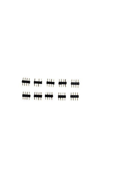 Maflen Rgb Connector 4pin 10mm Erkek - Erkek Bağlantı-s1968 Paket Içeriği: 10...