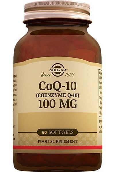 Solgar كوينزيم Q 10 100 ملجم 60 كبسولة كوينزيم كو 10