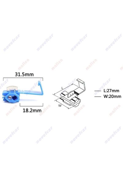 Maflen Kablo Kesmeden Kolay Elektrik Alma Aparatı 1,0-2,5mm-s38301804 Paket Içeriği: 100 Adet