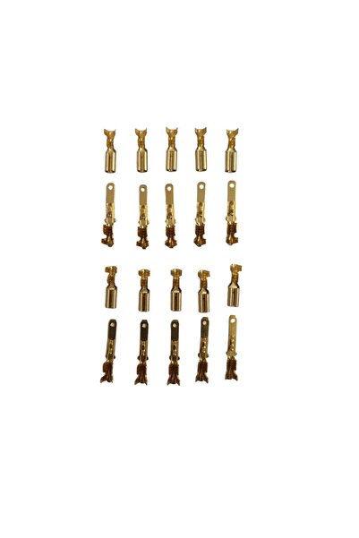 Maflen Dar Tip 2,8mm Kablo Ucu Soket Fiş Dişi ve Erkek Set Paket Içeriği: 10 Dişi Ve 10 Erkek