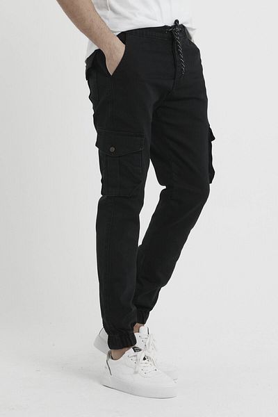 DawRazz Men's Cargo Pants Jeans Leg Elastic
