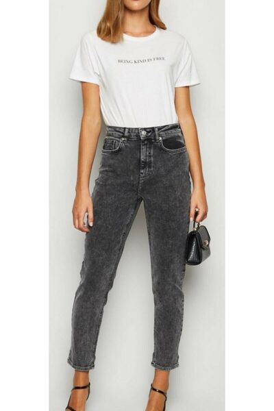 DRC trend Джинси Liteon Fume Kar Mom Jeans М'які джинси з високою талією з ла...