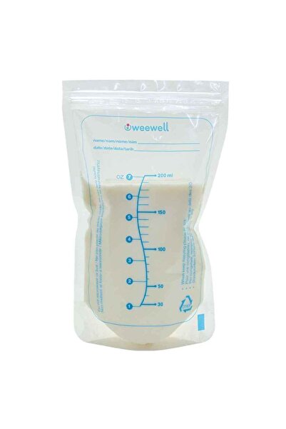 Gönül İşlerim Weewell Anne Sütü Saklama Poşeti 200 ml 25'li