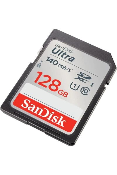 SanDisk Ultra 128gb 140mb/s Sdhc/sdxc Class 10 Uhs-ı Hafıza Kartı Sdsdunb-128g-gn6ın