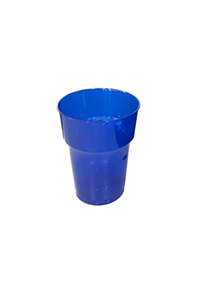 Ambalaj Evi Plate Set Plastic Plate Set Navy Blue 100 Piece Party Set