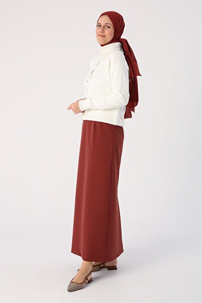 ALLDAY Tile Waist Elastic Pencil Skirt