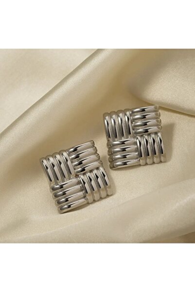 MRK Hailey Plaka Kare Küpe