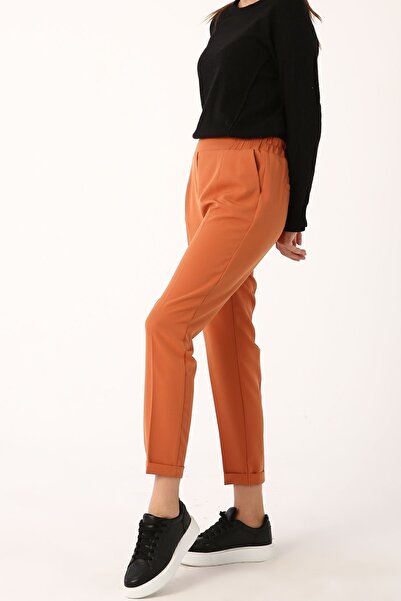 ALLDAY Tarçın Cepli Beli Lastikli Pantolon