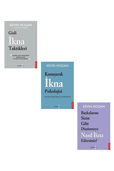 Yakamoz Yayınları Kevin Hogan Gizli İkna Taktikleri Seti (3 Kitap)