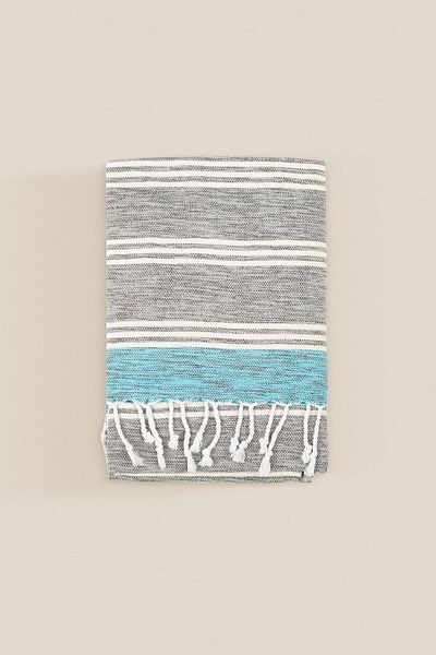 İrya Violet 100% Cotton Peshtemal Grey 90x170