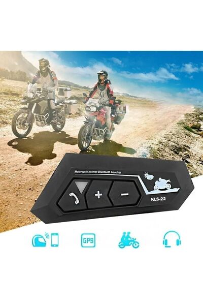 KLASİST Kask Kulaklık Kls22 Bluetooth Motosiklet Kulaklık 5.0 Bluetooth Intercom Motorsiklet Kulaklık