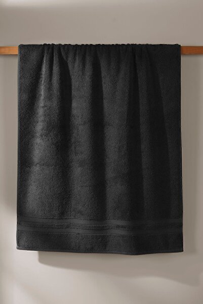 İrya Serenity Anthracite Premium Towel Set - 100% Cotton, Set of 2, 50x90 and 70x140