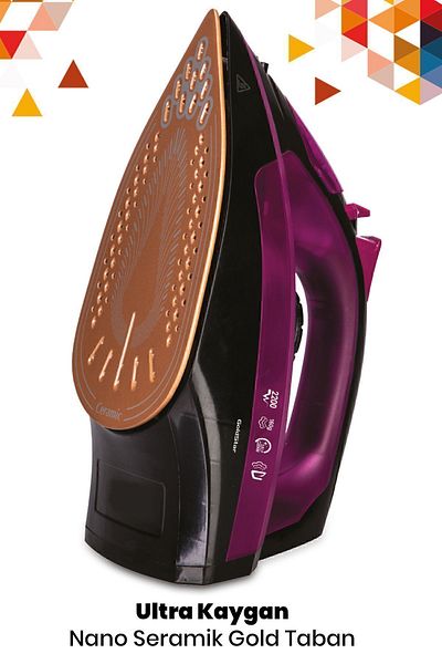GoldStar Original St-7600 Black Ceramic Sole Iron