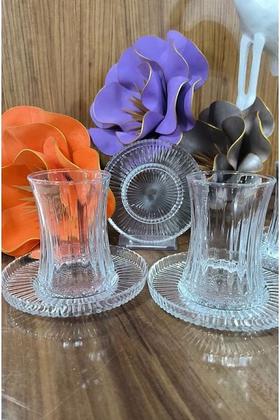Paşabahçe 12 Piece Elysia Imported Tea Set