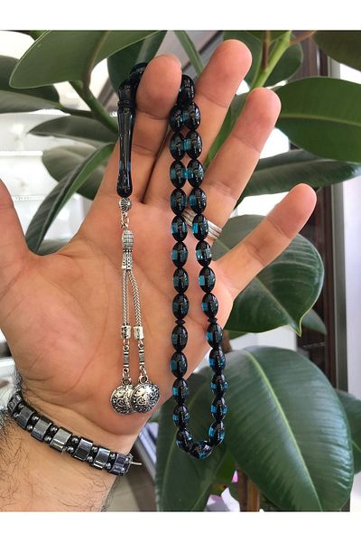 Sultan Telkari Vernier Model Moire Powder Amber Prayer Beads