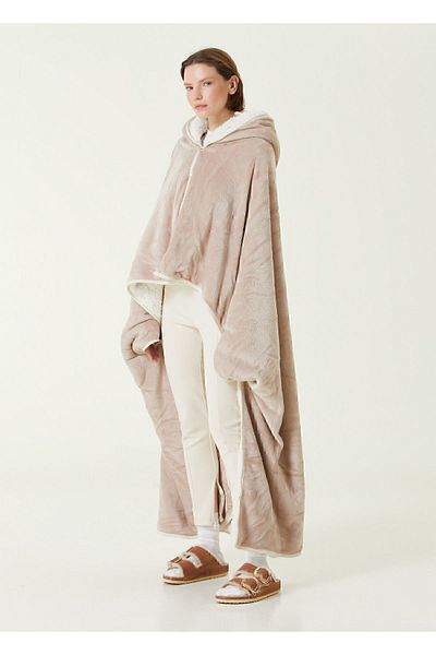 İrya Κουβέρτα Es Parla Lona Beige Oversize
