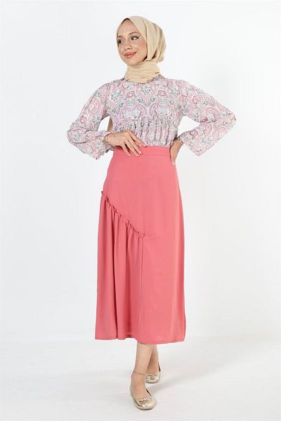 Plistre 2119_Gathered Hijab Skirt