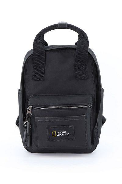 NATIONAL GEOGRAPHIC LEGEND Small Backpack Black, Durable WaterResistant Padded Laptop Casual Daypack