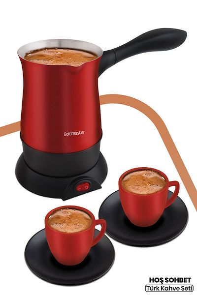 GOLDMASTER Gm-7384 Pleasant Chat Turkish Coffee Set