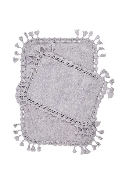 İrya Covoraș de baie Lorna 100% bumbac 2 bucăți violet 40x60 60x90