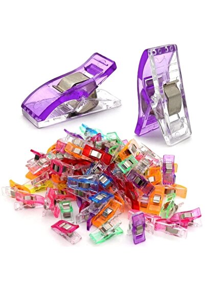 DİKİŞ MAKİNA ÇARŞISI Dikiş Nakış Kumaş Kağıt Sıkıştırma Mandalı (kumaşlarınızı Rahatça Skıştırın) 10 Adet Fiyatıdır.