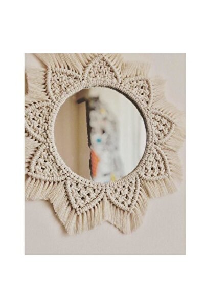 ivy dizayn Mimoza Makrome Ayna