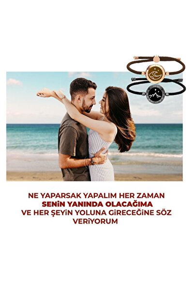 Totwoo Mesafe Bilekliği - Akıllı Dokunmatik Sevgililer Bilekliği